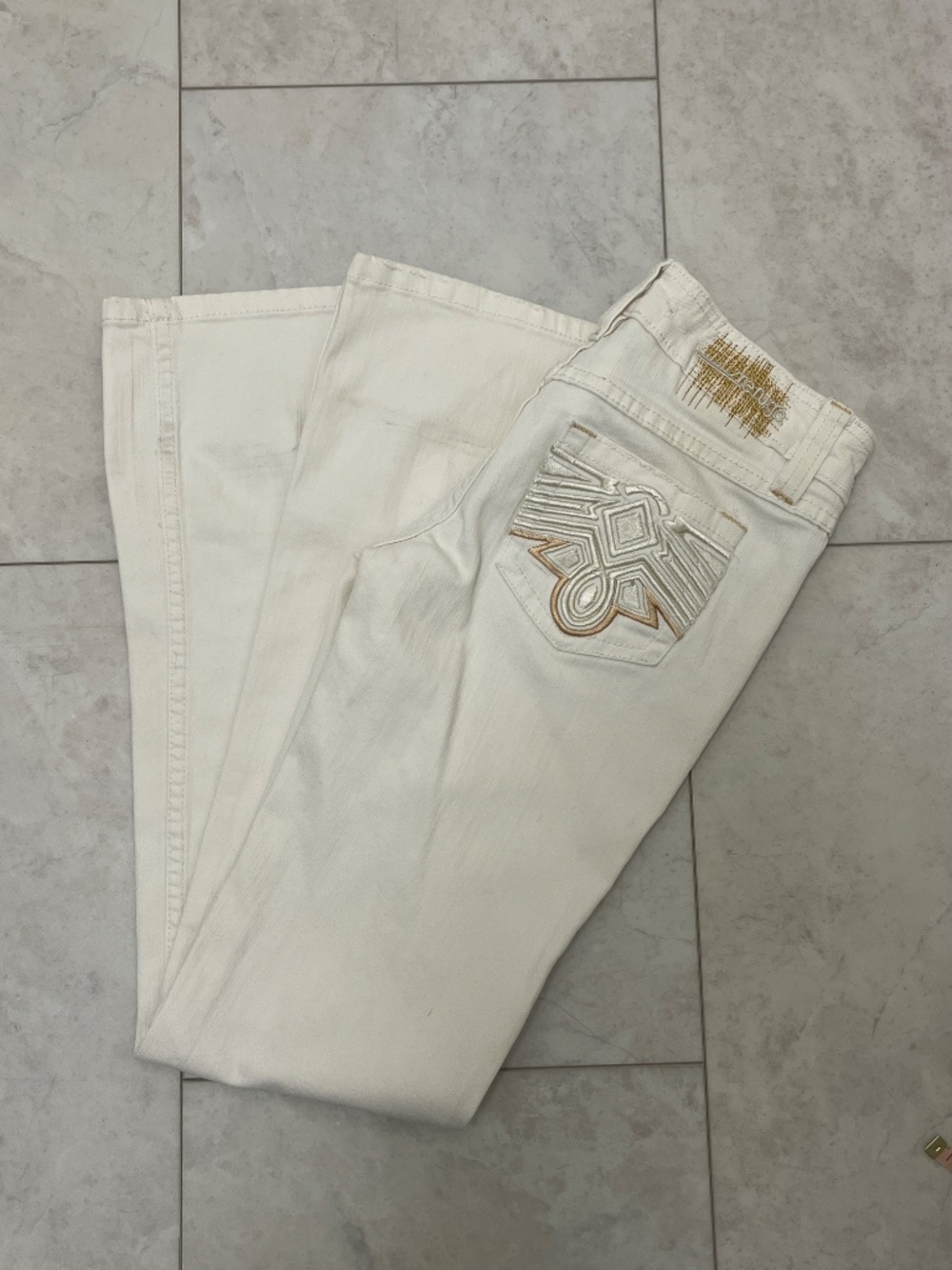 Juniors Refuge Premium White Denim Jeans 3 x 31L